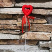 pikk szív bársony (valentin nap)