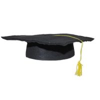 Textil talár kalap diplomaosztóra gyerek méret (Ballagás)