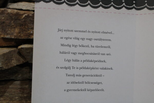 Ballagási Képeslap borítékkal(tábla virágokkal) - Image 4