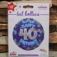 fólia lufi 18" hb gömb, kék 40