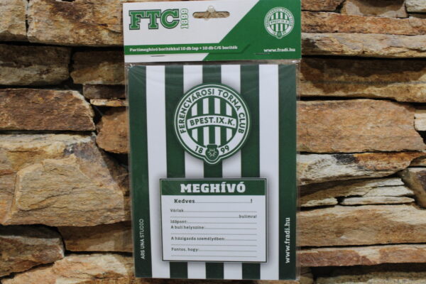 Parti meghívó borítékkal FTC