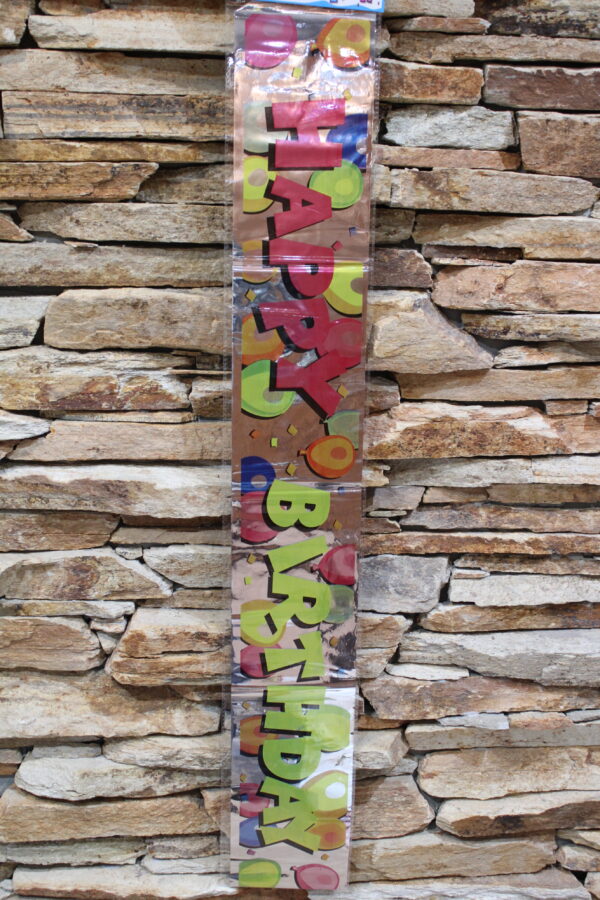 Happy birthday szalag
