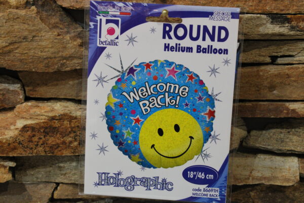 Welcome Back 45 cm-es fólia lufi hologrammos