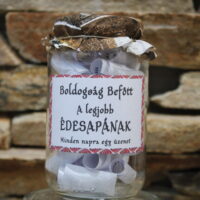vicces ajándék,boldogság befőtt,