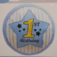 fólia lufi 18" kék 1. születésnapra
