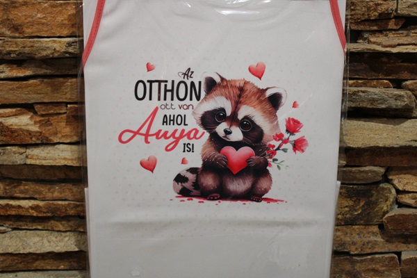 Anyák napi kötény 50 x 70 cm – Az otthon ott van ahol Anya is –