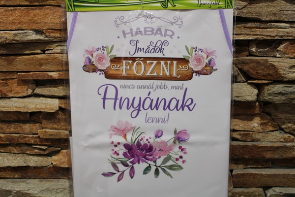Anyák napi kötény 50 x 70 cm – Imádok főzni –