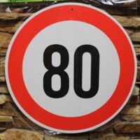 sebességkorlátozó tábla 80