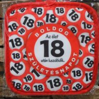 edényalátét 2 db/cs sebességkorlátozó 18. szülinap
