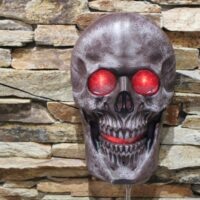 halloween ledes koponya faldísz