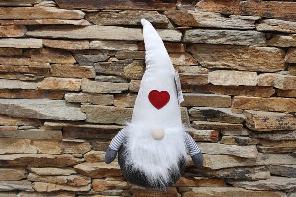 karácsonyi manó fehér sapkás szürke (óriás)