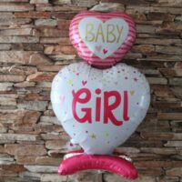 fólia lufi baby girl babaváró (lány)