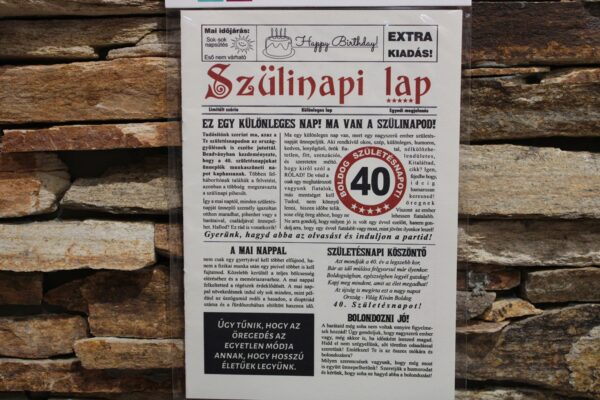 szülinapi lap 40.szülinap
