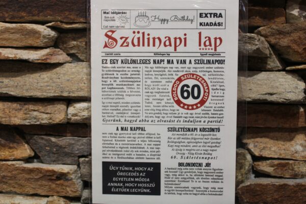szülinapi újság 60.szülinap