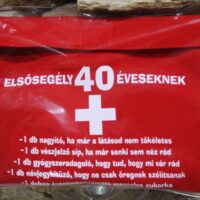 elsősegély készlet 40 éveseknek (40.szülinap)