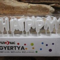 tortagyertya happy birthday fehér felirat
