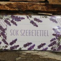 díszboríték sok szeretettel levendulás