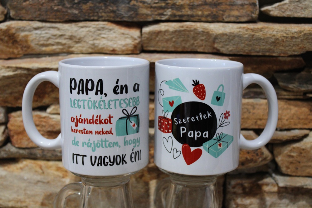 Bögre – Szeretlek Papa – (apák napja)