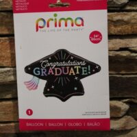 fólia lufi kalap pasztell graduate felirattal (ballagás)
