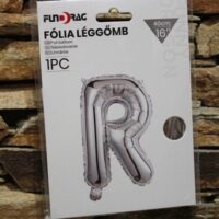 fólia lufi r betű (ezüst)