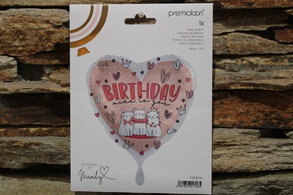 fólia lufi birthday cicás