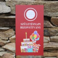 bizonyítvány sámozható (szülinap)