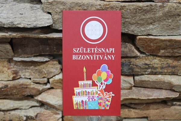 bizonyítvány sámozható (szülinap)