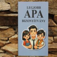 bizonyítvány legjobb apa 