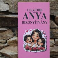 bizonyítvány legjobb anya 