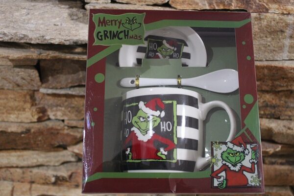 karácsonyi bögre szett grincs