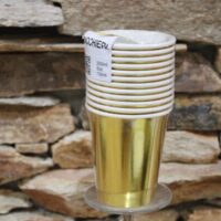 arany papírpohár 250 ml 12 db/cs