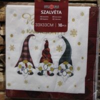 papírszalvéta boldog karácsonyt manós 20 db/cs