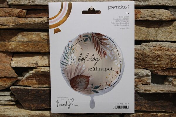 fólia lufi boldog szülinapot leveles,