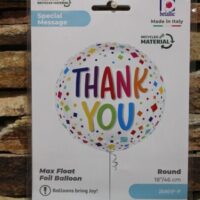 fólia lufi thank you (konfettis)
