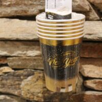 pohár happy new year 6 db/cs 2 dl (szilveszter)