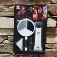 arcfesték szett kiegészítőkkel fehér szürke fekete (halloween)