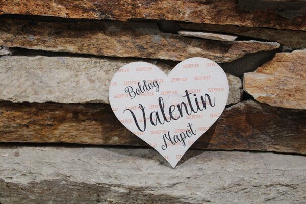 valentin napi hűtőmágnes boldog valentin napot szívforma