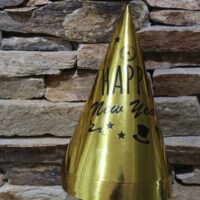 happy new year arany kalap (sziveszter)