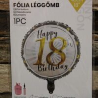 fólia lufi happy 18 birthday (18.szülinap)