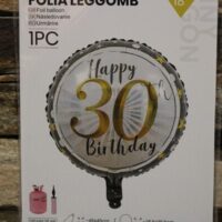 fólia lufi happy 30 birthday ( 30.szülinap )