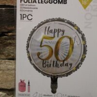 fólia lufi happy 50 birthday (50.szülinap)