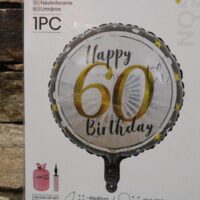 fólia lufi happy 60 birthday (60.szülinap)