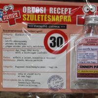 vicces orvosi recept (30.szülinap)