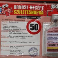 vicces orvosi recept (50.szülinap)