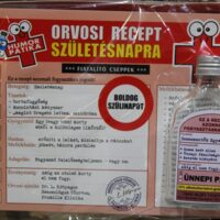 vicces orvosi recept (boldog szülinapot)