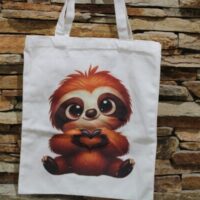 vászon szatyor lajhár 35x40cm