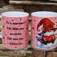 bögre manós love feliratos szíves (valentin nap)