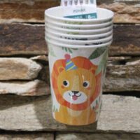 papírpohár boldog szülinapot (Állatos) 