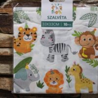 papírszalvéta állatos szafari 