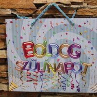 ajándéktasak boldog szülinapot (lufis)